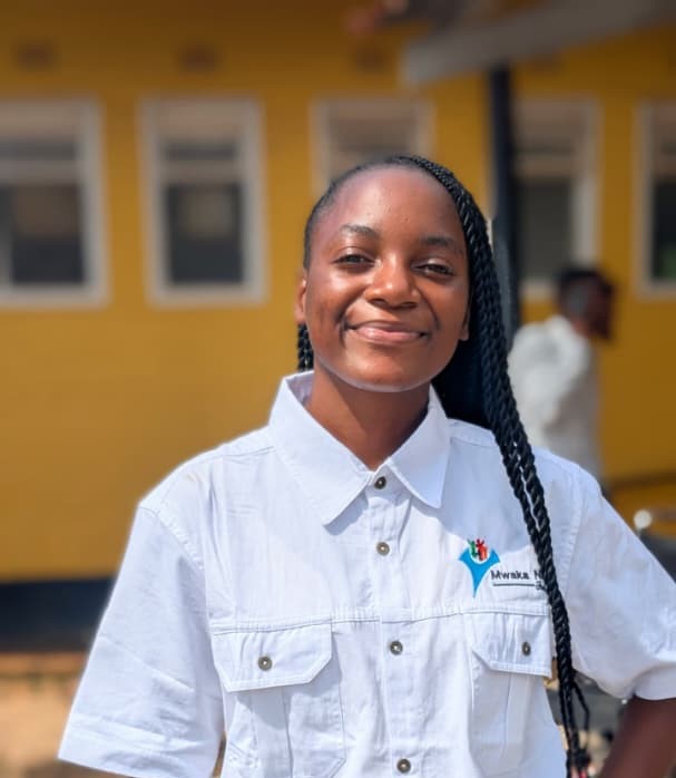 Young man working on a sustainable farm